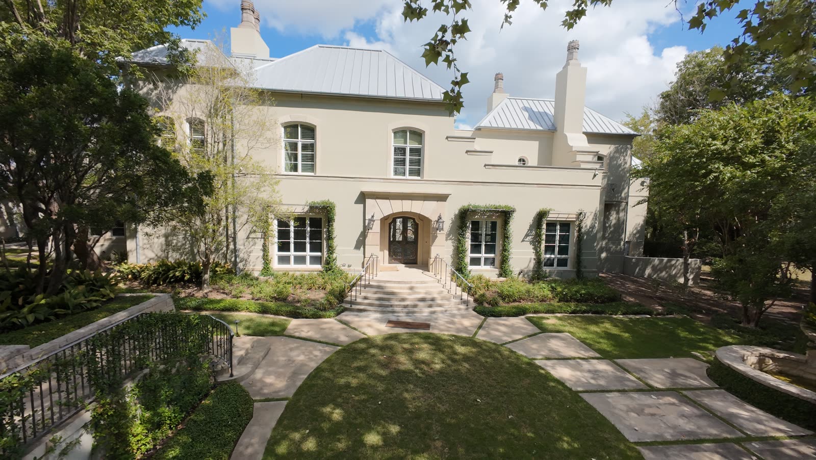 Luxury home front elevation